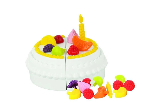 Игрушка Торт разрезной на липе 22 предметов (картонная упаковка с ...
