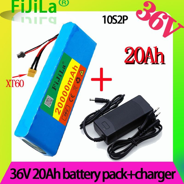 10S2P 36V 20Ah 18650 Зарядные батареи, модифицированные велосипеды ...