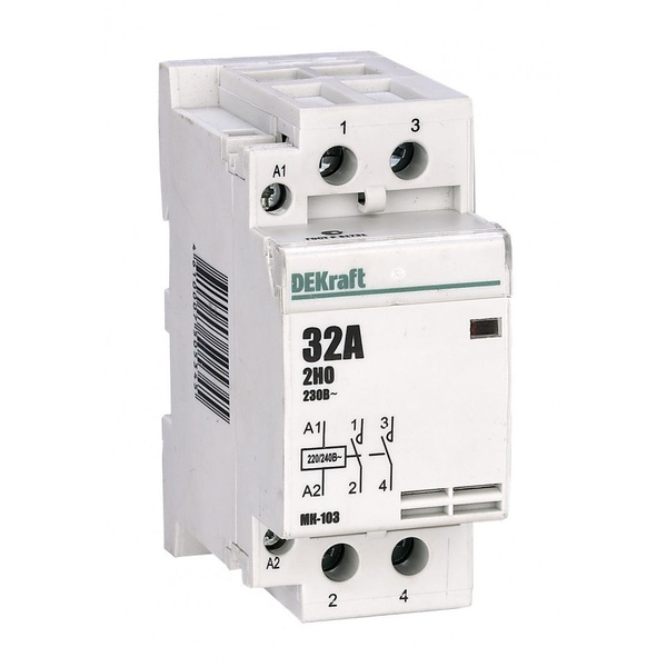 Модульный контактор 2НО 40А 230В МК-103, SCHNEIDER ELECTRIC 18078DEK (1 ...