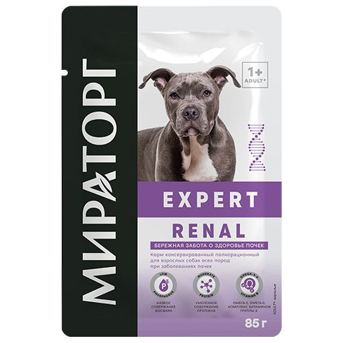 Мираторг Expert Renal / Влажный корм Паучи для взрослых собак всех ...
