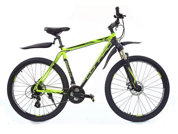 Велосипед 275" CONRAD MESSEL 3.0 MATT BLACK/GREEN - купить по выгодной ...