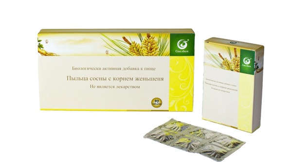 Пыльца сосны с корнем женьшеня - купить с доставкой по выгодным ценам в ...