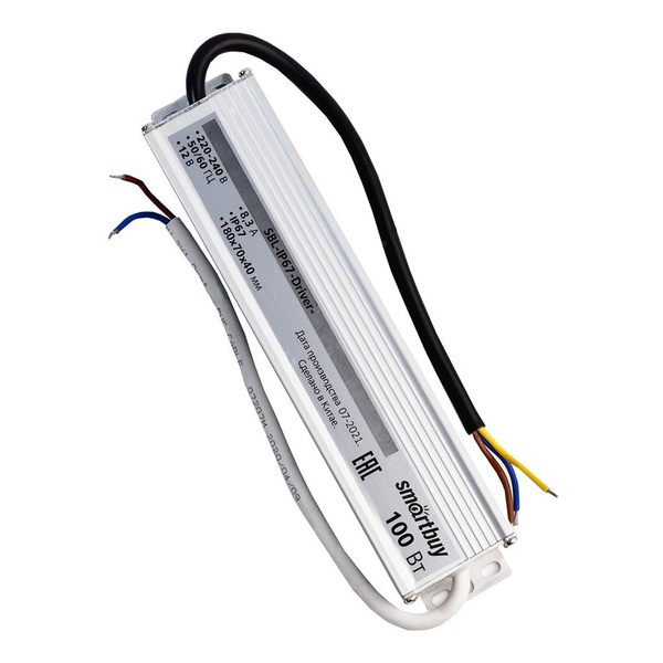 Блок питания (драйвер) SmartBuy IP67-100W для светодиодных лент LED ...