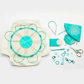 Набор спиц для вязания круговые Knit Pro Mindful Explore 8 видов спиц в ...