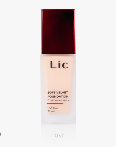 Lic Тональный крем для лица Soft Velvet (03Y) 32мл - купить с доставкой ...