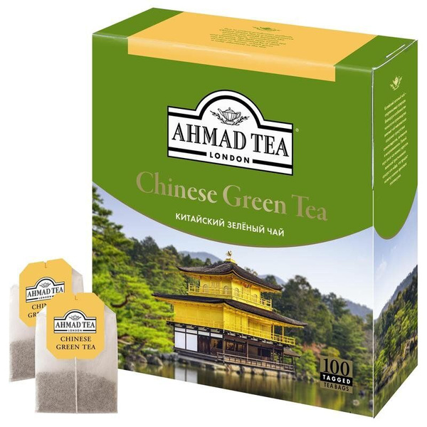 Ahmad Tea Чай в пакетиках Китайский, зеленый, 100 пакетиков - купить с ...