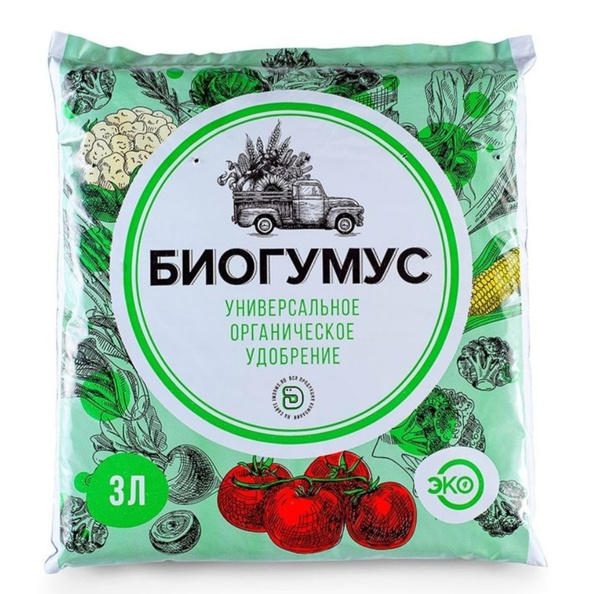 БИОГУМУС Эко 3 литра - купить по низкой цене в интернет-магазине OZON ...