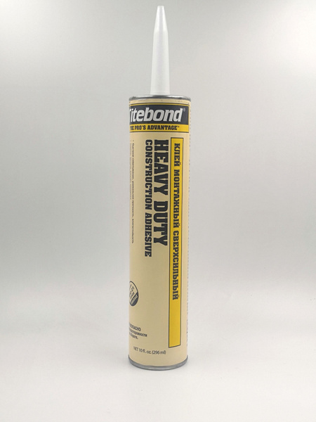 Монтажный клей TITEBOND HEAVY DUTY сверхсильный, желтый картридж (0,311 ...