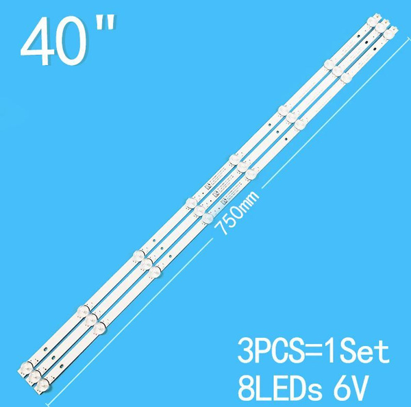 LED-подсветка MS-L2695 V1 (комплект 3 планки) ECON EX-40FS001B купить ...