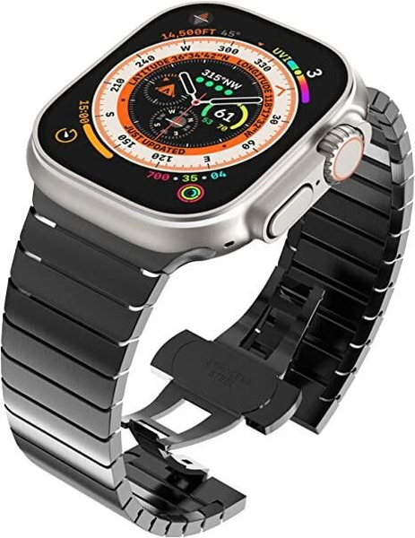 Ремешок из нержавеющей стали для Apple Watch Ultra Strap Series 8 7 SE ...