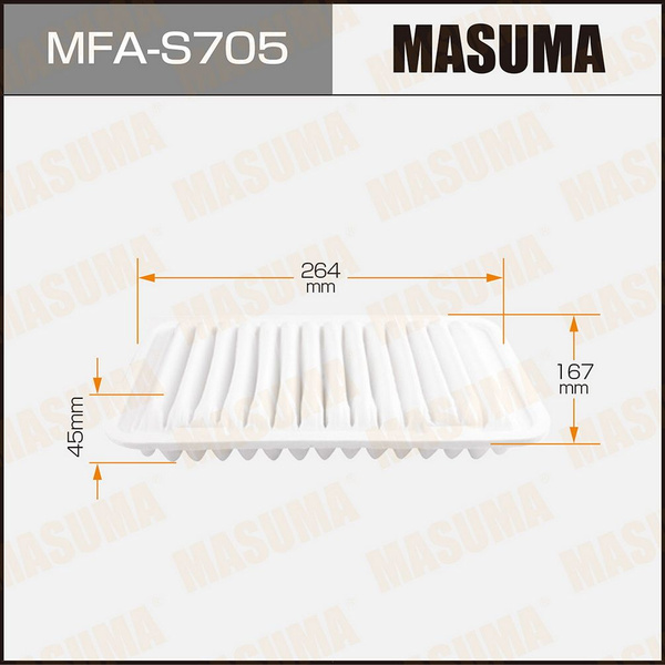 Фильтр воздушный Masuma MFAS705 - купить по выгодным ценам в интернет ...
