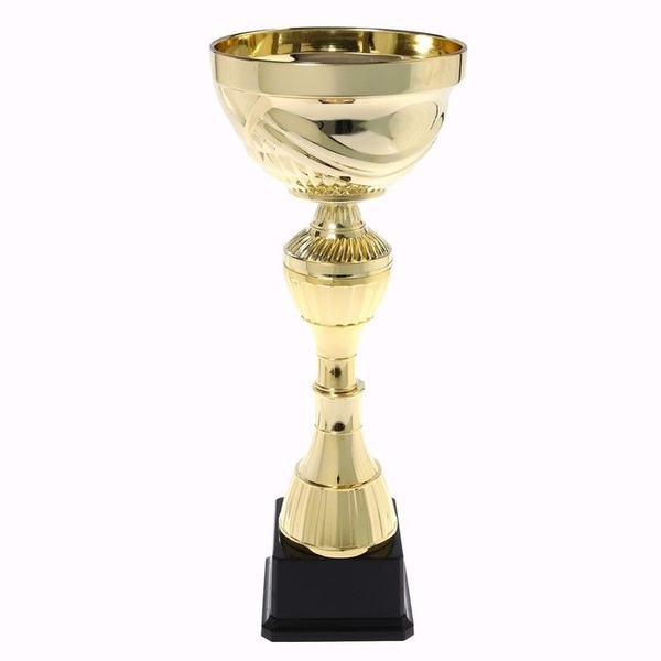 Кубок 134C, наградная фигура, золото, подставка пластик, 30 10 8,5 см ...