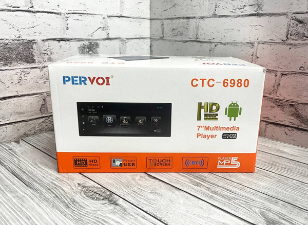 Андроид Автомагнитола 7 дюймов Pervoi CTC-69801 DIN - купить в интернет ...