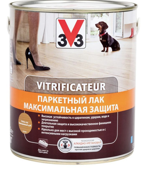 Лак строительный V33, основа Водная, работы Внутренние - купить по ...