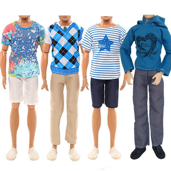 Четыре костюма Барби для бойфренда, повседневная одежда куклы Кен ...
