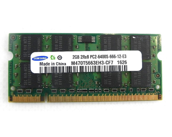 Модуль оперативной памяти Samsung Оперативная память SO-DIMM DDR2 2GB ...