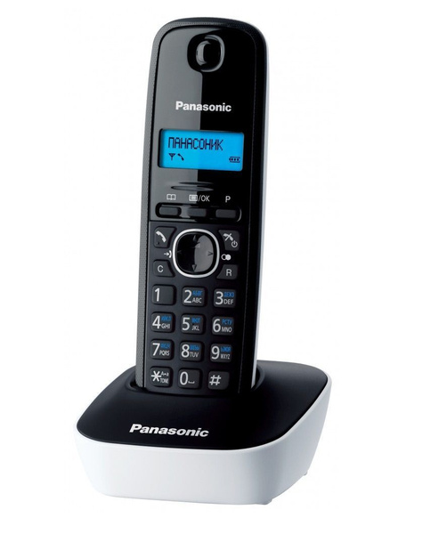 Телефон Panasonic KX-TG1611RUW белый - купить с доставкой по выгодным ...
