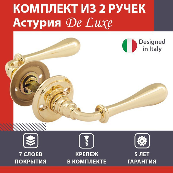 Ручки дверные для межкомнатных и входных дверей на розетке НОРА-М ...