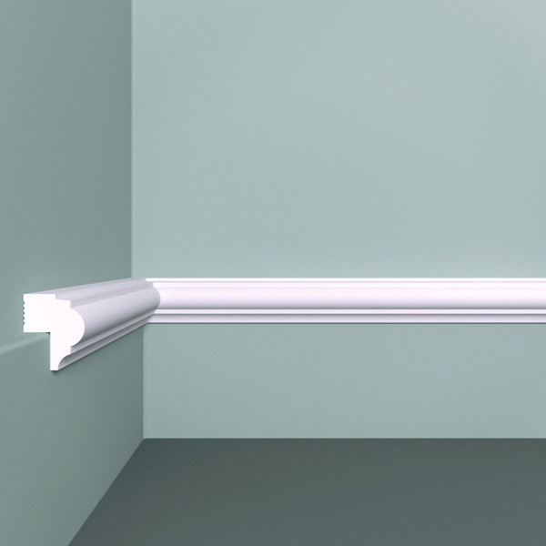 Молдинг под покраску Bello Deco М21 Полистирол, размер 2000*30*24 мм ...