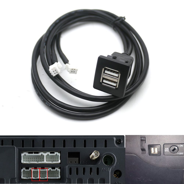 Автомобиль 4 6 Pin разъем двойной USB Dash Board монтировать кабель ...