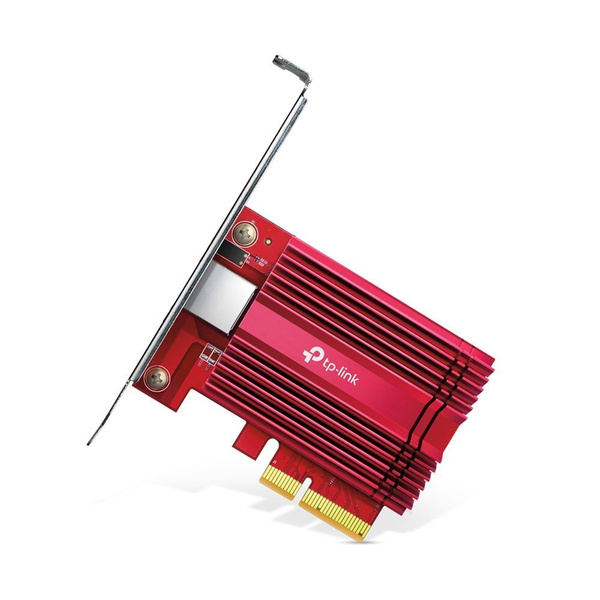 Сетевая карта TP-LINK TX401, 1xRJ-45, 10 Гбит/с, PCI-E x4, Retail ...