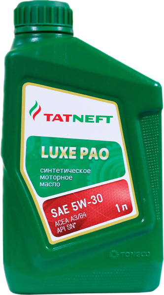 Масло моторное TATNEFT 5W-30 Синтетическое - купить в интернет-магазине ...