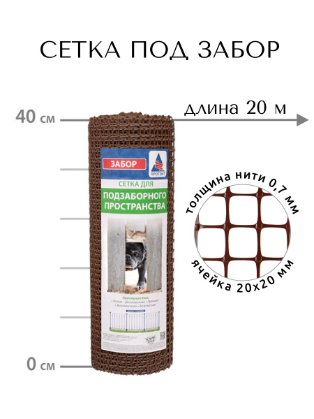 Комплектующие для забора и ворот PROTENT, Полипропилен купить по ...