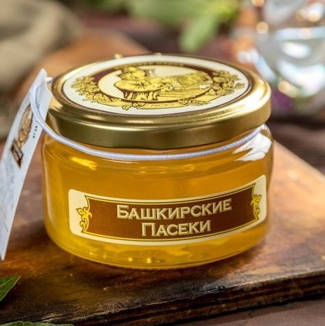 Мед липовый сбор 2024 года, 300 гр, БАШКИРСКИЕ ПАСЕКИ - купить с ...