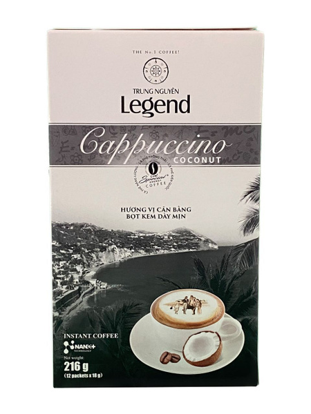 Вьетнамский растворимый кофе Trung Nguyn Legend Cappuccino Coconut ...