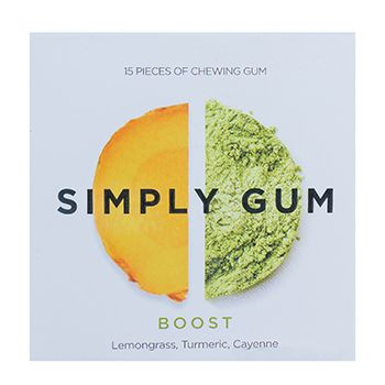 Жевательная резинка Simply Gum Лемонграсс, Куркума, Кайенский перец 30 ...