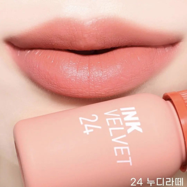 Peripera Ink Velvet Tint 24 MILKY NUDE тинт помада для губ - купить с ...