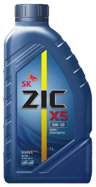 Масло моторное ZIC 5W-30 Полусинтетическое - купить в интернет-магазине ...