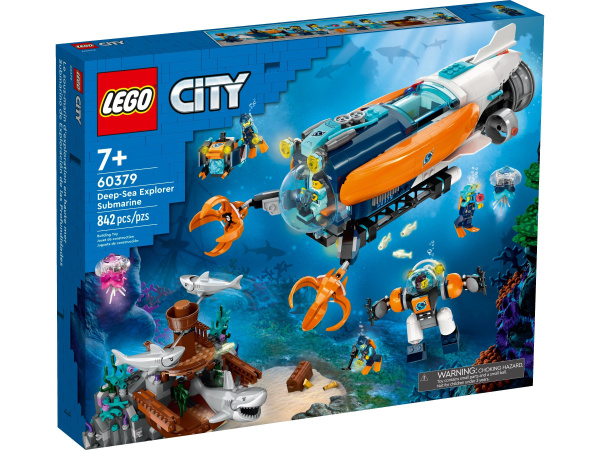 City LEGO 60379 Deep Sea Explorer Submarine lego OZON 1054443027