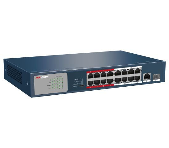 Коммутатор Hikvision DS-3E0318P-E/M(B) - купить по выгодной цене в ...