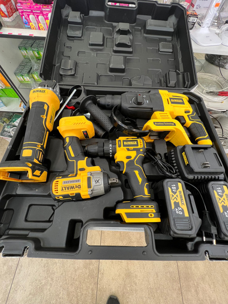 Набор Аккумуляторного Инструмента Dewalt 4 в 1 - купить по выгодной ...