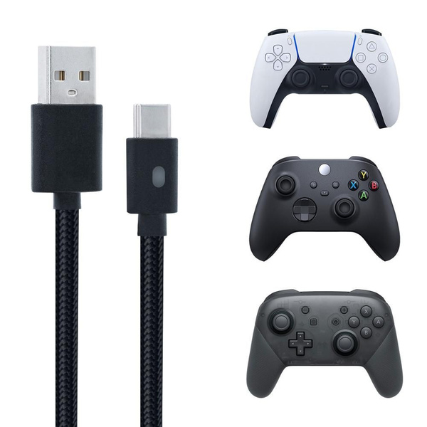 Кабель USB Type-C male 3 метра PS5 / Xbox One Elite 2 / NS Switch Pro ...