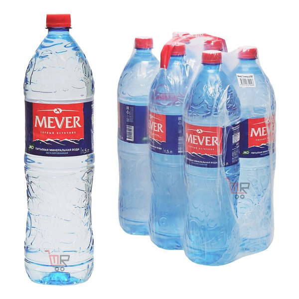 Минеральная вода "Мевер" негазированная 1,5 л., 6 шт. - купить с ...