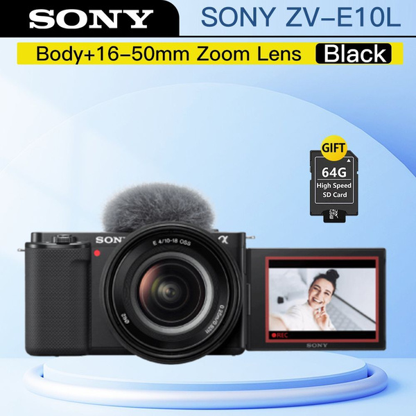 Беззеркальный фотоаппарат Sony ZV-E10 Kit 16-50mm - купить по низкой ...