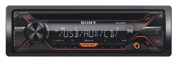 Автомагнитола CD Sony CDX-G1201U типоразмер 1DIN максимальная мощность ...
