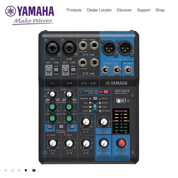 Микшерный пульт YAMAHA MG06X - купить с доставкой по выгодным ценам в ...