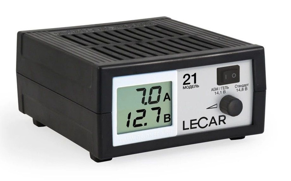 Зарядное устройство "LECAR 21" 12В 0 4-7A фирм.упак LECAR