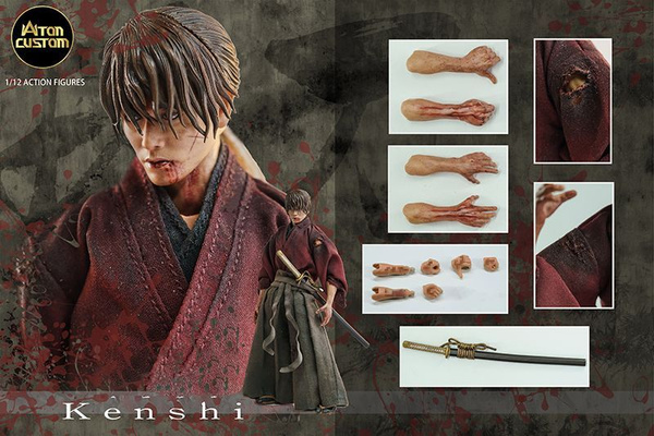 1/12 подвижные фигурки"Кеншин"15CM,toyking - купить с доставкой по ...