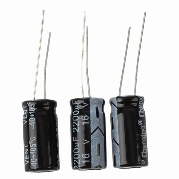 3 X 2200 мкФ 16 В 105C Радиальный электролитический конденсатор 10X20 ...