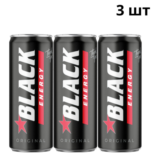 Энергетический напиток BLACK ENERGY CLASSIC 250 мл - купить с доставкой ...