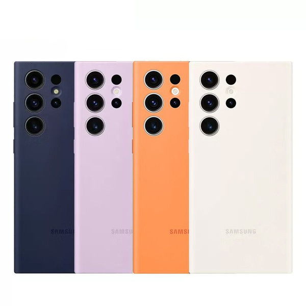 Оригинальный силиконовый чехол для Samsung S23 Ultra Синий - купить с ...