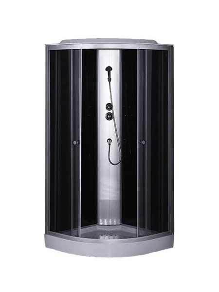 Душевая кабина SW-6691A BLACK (900х900х2150) низкий поддон купить на ...