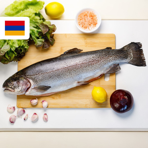 Форель потрошеная с головой Кинг-Фрост, охлажденная, 1,3 кг - купить с ...