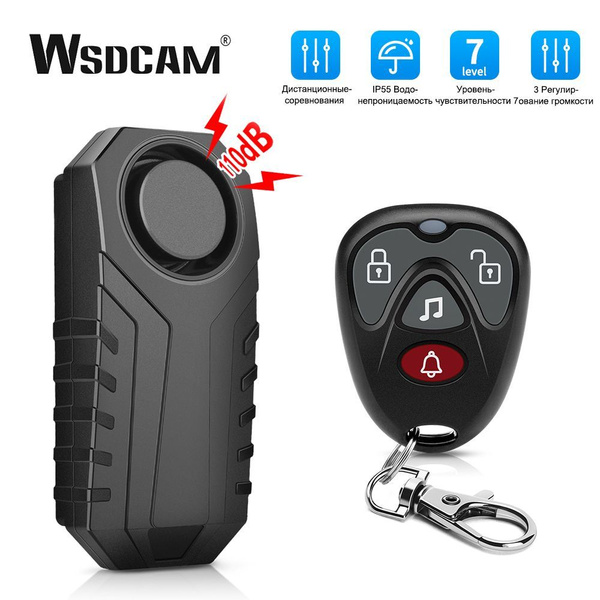 Сигнализация на велосипед с пультом управления, 113 dB Wsdcam USB ...