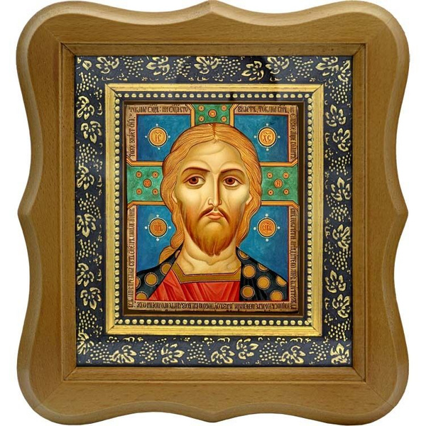 Спас Златые Власы. Икона Иисуса Христа на холсте. - купить по низким ...