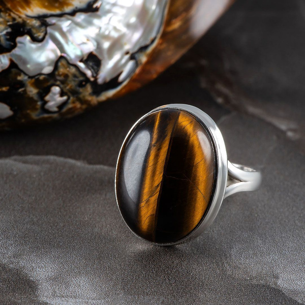 Milana Silver Кольцо Модное эксклюзивное кольцо из серебра с тигровым ...